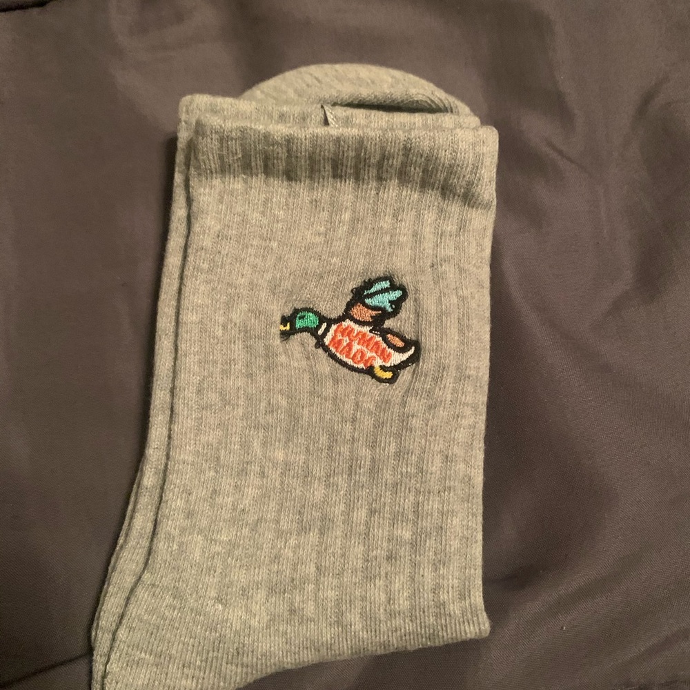 Human Made Crew Socks (Grey) Sz.8-13